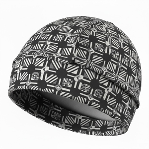 Gorro de invierno estilo jacquard, material de poliéster, transpirable, gorro tipo skull, para uso en exteriores, calidad premium, gorro para ciclismo. - Product Image 1