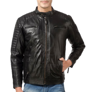 Custom Design Wholesale Canvas Leather <b>Jacket</b> Casual Stand Collar <b>Winter</b> Solid Color Breathable Eco-Friendly Front Premium High - Product Image 4