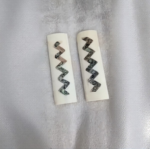 Bloc de couteau en os de qualité supérieure avec motif d'incrustation artistique, plaque de manche naturelle durable pour la personnalisation d'outils - Product Image 1