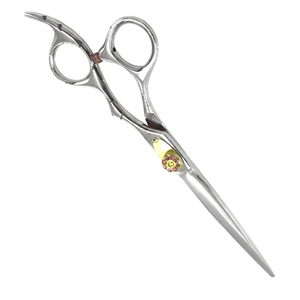 Ciseaux de coiffure professionnels en gros, acier inoxydable, ergonomiques, pour barbier et salon, marque privée OEM - Product Image 3
