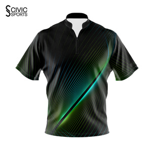 Custom designed bowling jerseys made with ultra-light breathable fabric featuring bold sublimation designs - Product Image 5