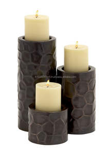 Portavelas votivo de hierro de diseño tradicional con patrón de corte láser creativo para interiores inspirados en etnias o herencia - Product Image 6