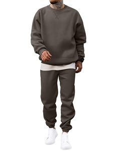 Sweat-shirt à capuche pour homme 100% coton French Terry, style décontracté, coupe ample, style hiver, anti-boulochage - Product Image 1