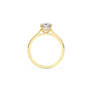 REYES Manufacturer OEM ODM Fine Jewelry GRA Certified 925 Sterling Silver 0.93 Carat Moissanite Hidden Halo Rings For Women - Product Image 5