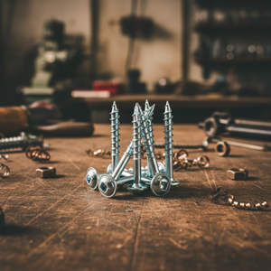 Vis autotaraudeuses PDC Modèle 8 Grade 4 à tête cylindrique métrique/pouce pour bois, à entraînement Phillips/Pozi, en acier au carbone/nickelé/inox - Product Image 1