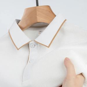 Camiseta Polo para Hombre, Nueva Colección 2026, Manga Corta, Transpirable, Mezcla de Algodón, Cuello Clásico, Estilo Casual Elegante para Negocios, Verano - Product Image 6