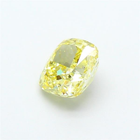 Diamante Cultivado en Laboratorio, Corte Radiante Cushion, Color Amarillo Intenso, Certificado CVD, para Diseños de Joyería Fina de Lujo