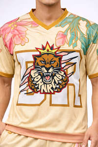 Hot <b>Sale</b> Unisex Customizable American Football Jerseys Breathable Short Uniform High Visibility Digital Printing Custom Brand - Product Image 4