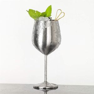 Verres à vin en acier inoxydable sans BPA, incassables, réutilisables, avec pied, pour la maison, les fêtes, les mariages, les hôtels et les restaurants - Product Image 3