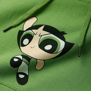 Sweat-shirt à capuche vert pour femme, motif dessin animé, décontracté, en molleton doux, tendance hiver - Product Image 6