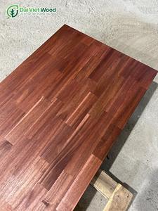 Planche de comptoir contemporaine en bois d'acacia, assemblée par jointure à languettes, finition huile cirée, certifiée FSC, pour cuisine et hôtellerie, couleur personnalisable - Product Image 2