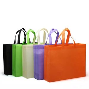 Bolsa de Mano Ecológica de Tela No Tejida, Bolsa de Compras Personalizada de Alta Calidad con Asa para Ropa - Product Image 3