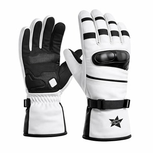 Guantes Deportivos de Motociclismo 2026, Unisex, de Cuero, Impermeables, con Pantalla Táctil, para Invierno, Estilo Dedo Descubierto - Product Image 2