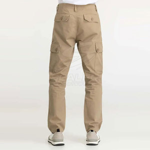 Casual Straight Mid Waist <b>Cargo</b> Pant Reinforced Seams Multiple Pockets Breathable Eco-Friendly Comfortable Fit for Everyday Use - Product Image 6