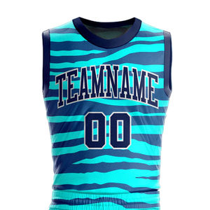 Uniformes de Baloncesto de Alta Calidad a Precio Económico, Logotipo Personalizado, Nuevo Diseño, Uniformes Deportivos de Baloncesto 100% Poliéster - Product Image 4