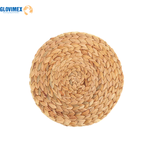 Hot Trending Water Hyacinth <b>Woven</b> Placemat Wicker <b>Coaster</b> Sustainable Custom Design Table Setting Accessories - Product Image 1