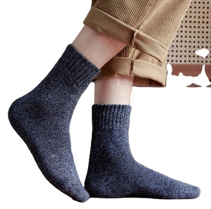 "<b>Men's</b> Winter Crew <b>Socks</b> <b>Thick</b> Wool & Plush Sweat-Absorbent Chunky Casual 100% Cashmere Wholesale" - Product Image 5