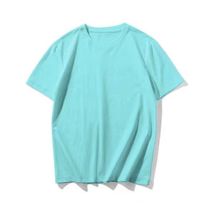 T-shirts pour hommes 100% coton, votre logo de marque, t-shirt uni en coton 100%, t-shirt décontracté pour hommes - Product Image 6