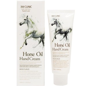 Crème pour les mains hydratante à l'huile de cheval 3W CLINIC 100ml, authentique crème pour les mains nourrissante intensive coréenne K Beauty, soin de la peau - Product Image 6