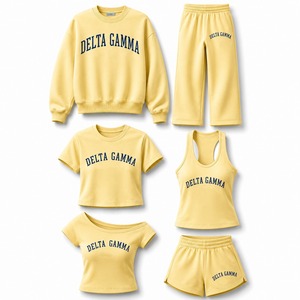 Conjunto de Sudadera y Pantalones Deportivos Extra Grandes de Forro Polar para Mujer, Ropa Personalizada de Universidad - Product Image 4
