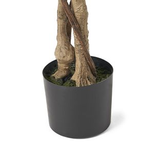 Albero di Ficus Artificiale da 70,9 Pollici per Arredamento Interno - Product Image 6