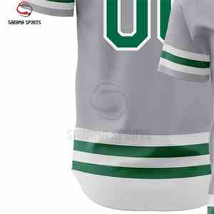 Maillots de baseball personnalisés de qualité supérieure, vente en gros, maillots et hauts de baseball personnalisés avec dégradé de couleurs - Product Image 6