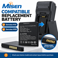 Batterie de remplacement Li-ion rechargeable Misen 7,7 V 3000 mAh pour terminal de point de vente Senraise H10 H10S