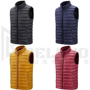 เสื้อแจ็คเก็ตพัฟเฟอร์แบบไม่มีแขนสั่งทำพิเศษสำหรับทุกเพศ น้ำหนักเบา บุผ้านวม อุ่นสบาย เหมาะสำหรับฤดูหนาว สวมใส่ลำลองกลางแจ้ง สั่งซื้อจำนวนมาก - Product Image 6