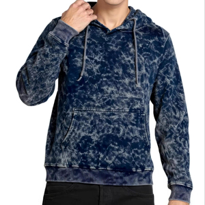 Sudadera con Capucha Vintage para Hombre, 100% Algodón, Estilo Urbano, Oversize, Lavado Ácido, Hombros Caídos, Unisex - Product Image 1