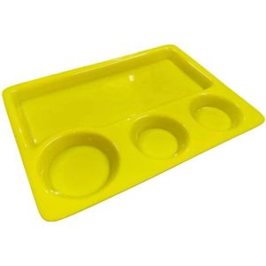 Food Grade <b>Plastic</b> Mess <b>Tray</b> Plates for Safe and Hygienic Meals - Product Image 1