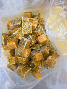 Purée de fruit de la passion surgelée IQF en vrac, cubes de fruit de la passion IQF - Product Image 3
