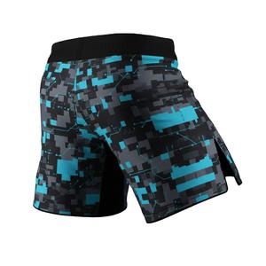 Shorts de boxe pour hommes, respirants, avec logo sur le devant, décontractés, 100% polyester, imprimé numérique. - Product Image 3