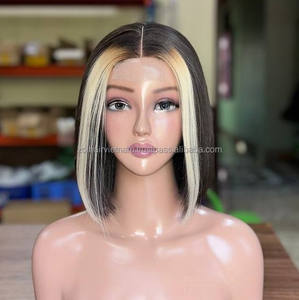 Perruques Bob Tendance 100% Cheveux Humains Vierges Vietnamiens Perruque Lace Front Sans Colle Dentelle HD Transparente Lisse et Soyeuse - Product Image 3