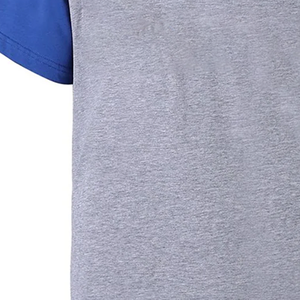 Camiseta Deportiva de Poliéster de Secado Rápido para Hombre, Personalizable con Logotipo, Manga Corta, Color en Contraste, para Gimnasio y Entrenamiento - Product Image 2