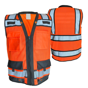 บริการ OEM/ODM เสื้อกั๊กทำงานแบบมีกระเป๋าหลายช่อง น้ำหนักเบา ระบายอากาศได้ดี ได้รับการรับรองมาตรฐาน CE ปรับขนาดได้ มองเห็นได้ชัดเจน - Product Image 3