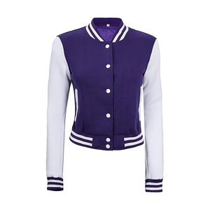 Womens Streetwear Varsity <b>Jacket</b> Fashion Bomber <b>Jacket</b> Custom Logo Manufacturer USA - Product Image 5