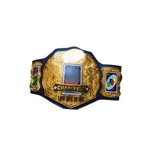 Ceinture de championnat de lutte personnalisée Lay the Heat, ceinture de titre dorée de qualité supérieure, objet de collection sportif personnalisé - Product Image 5