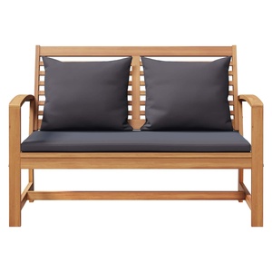 Canapé-lit avec structure en teck, assise en mousse épaisse, tissu doux et lisse, design moderne et élégant, idéal pour hôtel et salon, vendu en gros - Product Image 3