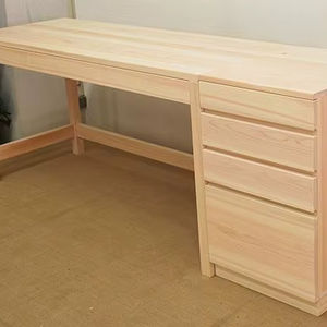 Escritorio Infantil de Latón con Librero, Diseño Art Deco Industrial, Sin Ruedas, No Plegable, Escritorio para Estudiantes en Casa - Product Image 1