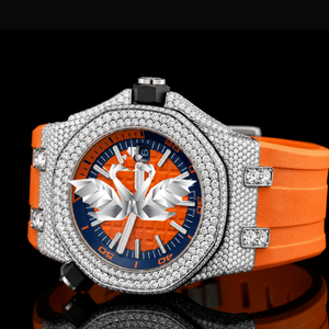 Hip Hop Rose Gold Diamond Watch Men Full CZ Stone Iced Out Fashion Wristwatch - Product Image 3