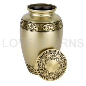 Classic Laurel White American Style Extra <b>Large</b> Cremation <b>Urn</b> Traditional Engraved Band 200 Cubic Inch Capacity for Adult - Product Image 4