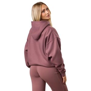 Sweat à capuche marron décontracté pour femme, pull en polaire à manches longues, streetwear décontracté, confortable pour tous les jours - Product Image 2