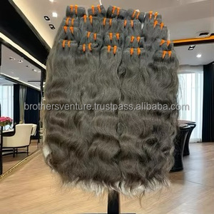 Extensions de cheveux humains Remy indiennes avec une vague naturelle pour un look luxueux, paquet de 100 g - Product Image 1