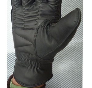 Gants en cuir à doigts entiers, respirants, avec fermeture auto-agrippante, imperméables, antidérapants, compatibles écran tactile, ajustables - Product Image 4