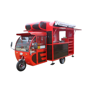 Triciclo de comida callejero con espacio de almacenamiento y servicio eficiente - Product Image 3