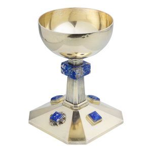 Cáliz de Plata de Moda para Artículos Religiosos, Color Personalizable con Diseño Grabado, Hecho a Mano con Alta Calidad - Product Image 1