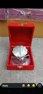 Luxury Silver Plated <b>Ring</b> Holder with Velvet <b>Gift</b> <b>Box</b> Elegant Jewelry Display Stand <b>for</b> Weddings Engagements & Gifting - Product Image 3