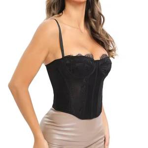 Meilleures ventes : Corsets sexy pour femmes, bustiers en dentelle avec armatures, crop tops - Product Image 4