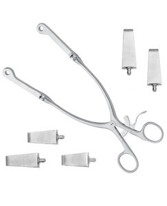 Retractor Espinal con Juego de 5 Cuchillas, Retractor Manual para Columna Cervical, Juego de Instrumentos para Retracción Espinal - Product Image 2