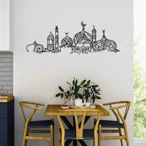 Calcomanía Decorativa de Pared Islámica con Diseño Tradicional de Mezquita, Impresión en Papel, Decoración para el Hogar, Forma Irregular - Product Image 1